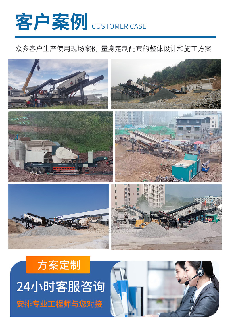 中意礦機(jī)移動(dòng)破碎機(jī)客戶現(xiàn)場