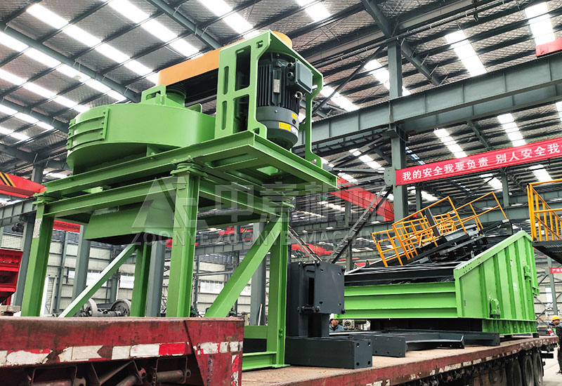 Decoration garbage air selection equipment